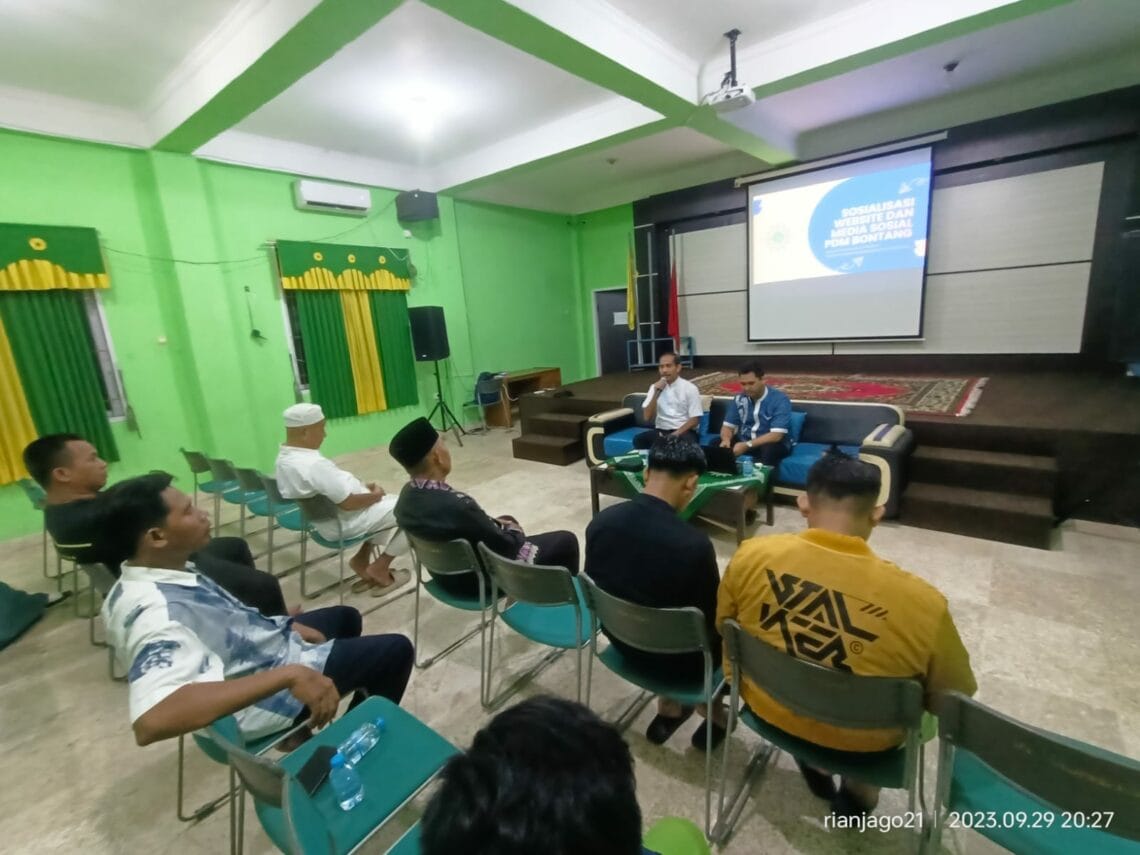 MPI PDM Bontang Sosialisasikan Website dan Media Sosial