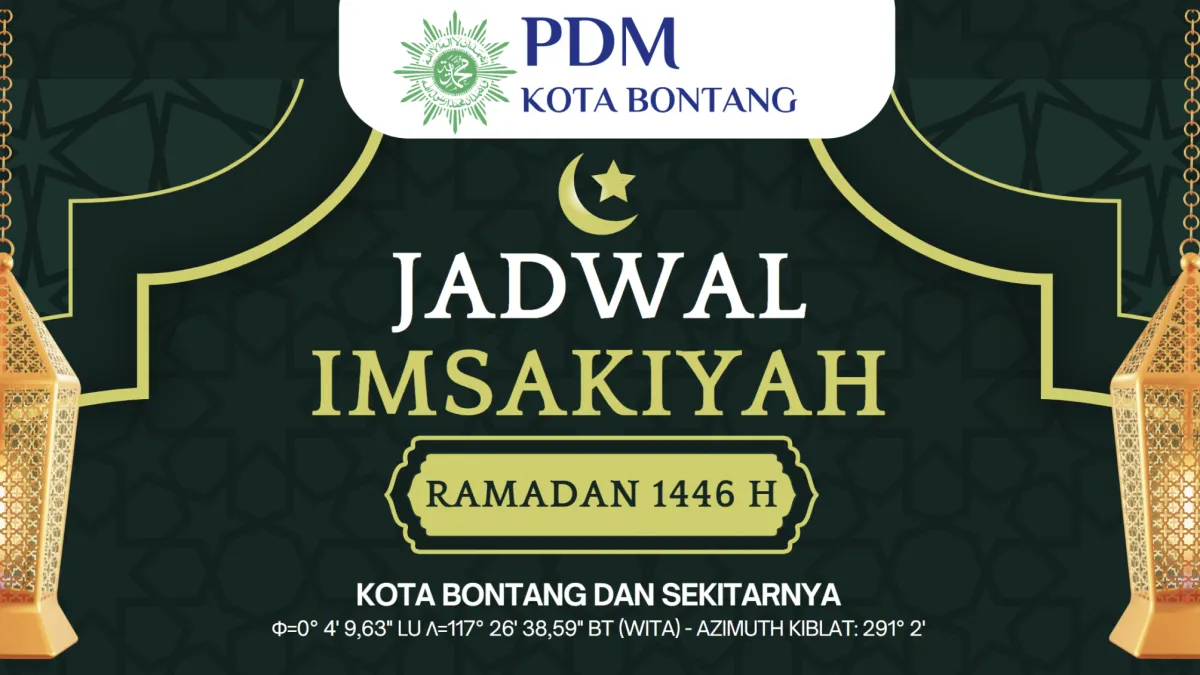 Jadwal Imsakiyah Ramadan 1446 H/2025 M untuk Kota Bontang dan Sekitarnya