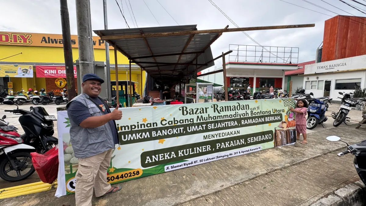 Ramaikan! PCM Bontang Utara Gelar Bazar Ramadan 1446 H
