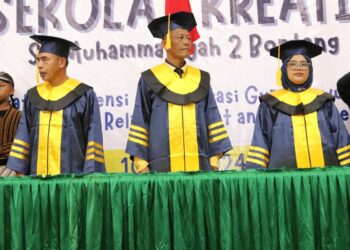 Wisuda Sekolah Kreatif SD Muhammadiyah 2 Bontang Angkatan 6.14 Penuh Haru dan Prestasi