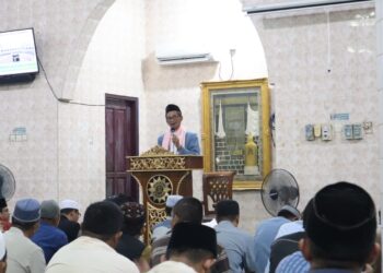 Salat Tarawih Malam Pertama Ramadan 1447 H di Masjid Al Ikhlas Muhammadiyah Dipadati Jamaah